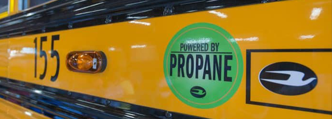 propane powered school bus 