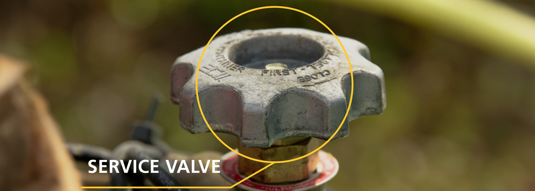propane tank service valve
