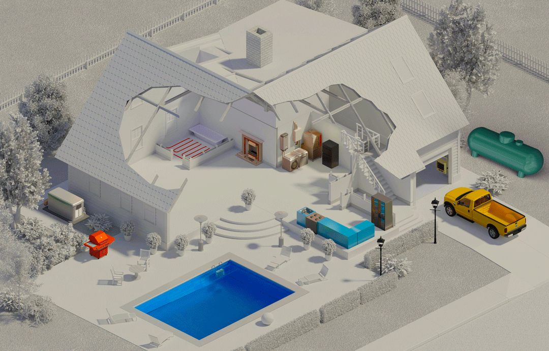 residential propane uses