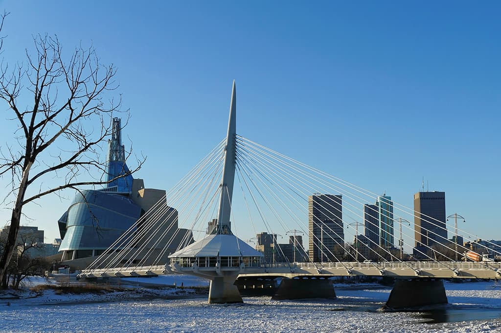 Canadian museum of human rights in Winnipeg. 