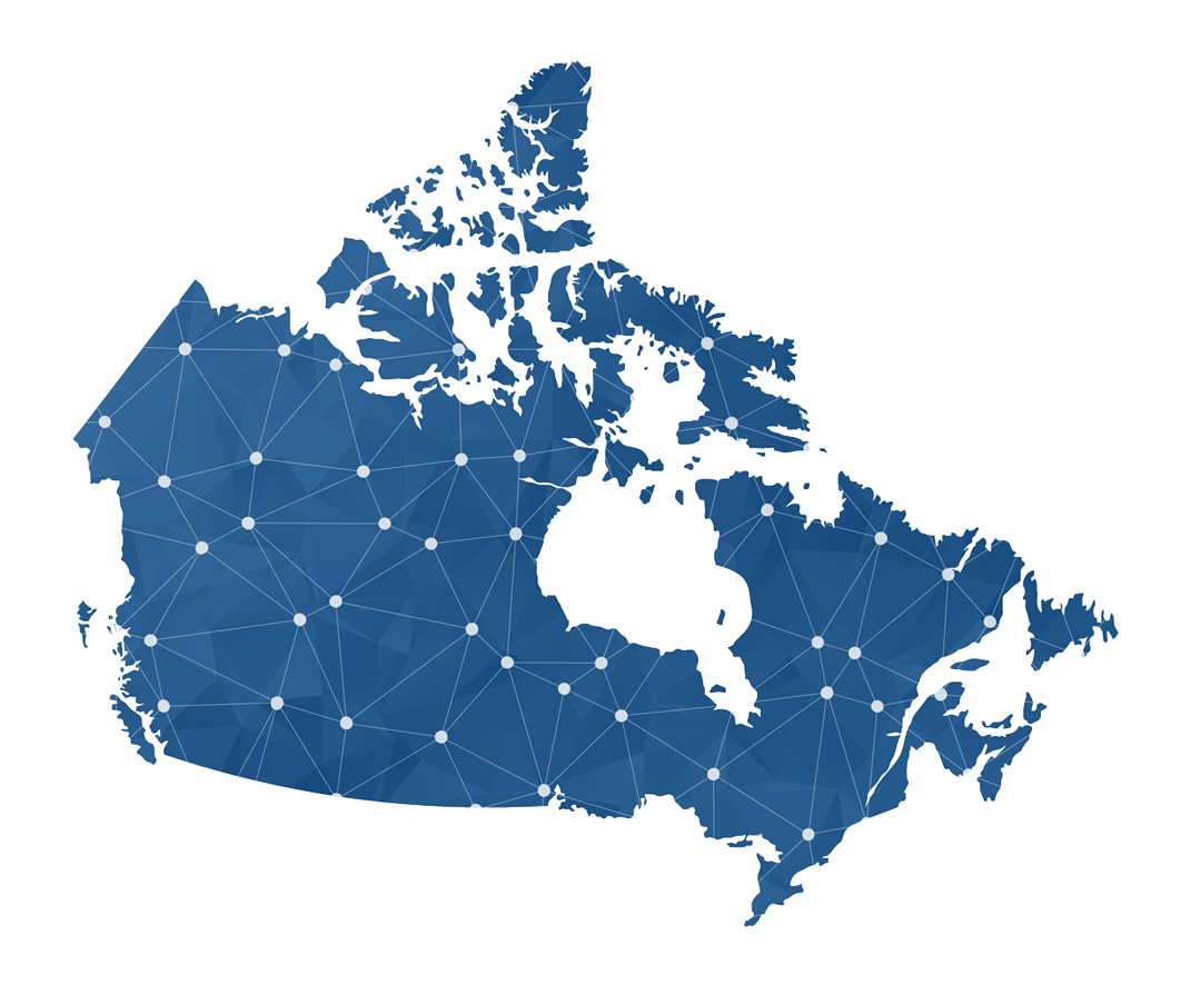 map of Canada