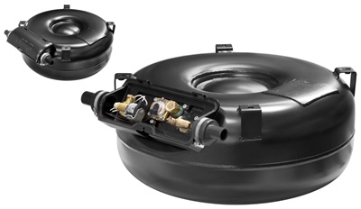 Toroidal propane tank from Maxquip