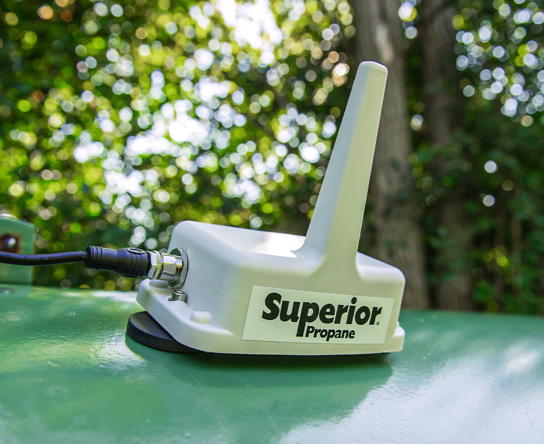 Wireless propane tank sensor by Superior Propane 