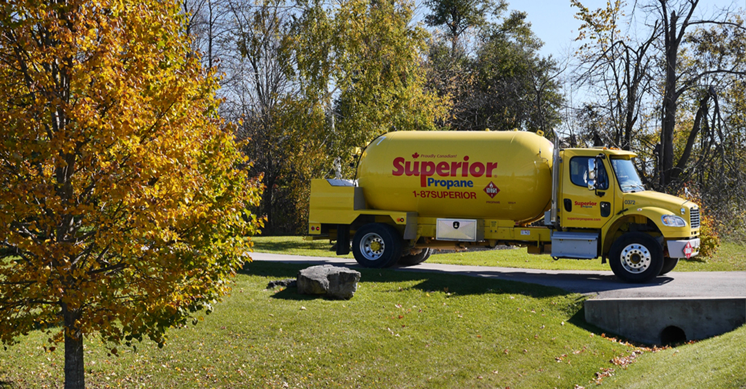 propane delivery truck in Ontario